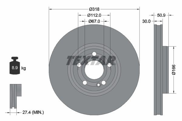 Купить A247421071207 Mercedes Ротор тормозной