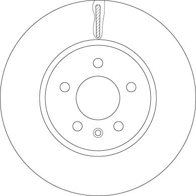 Передний тормозной диск TRW DF6260S