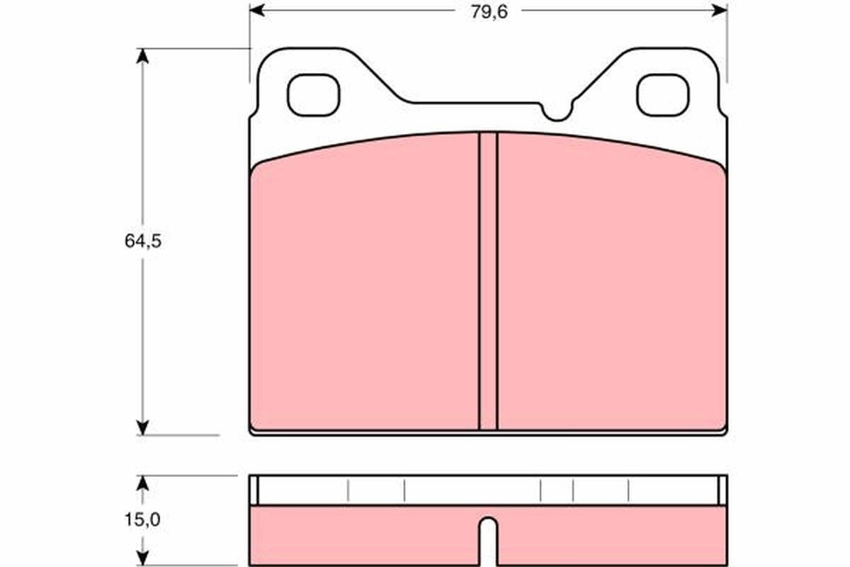 272662 Volvo Колодки передние