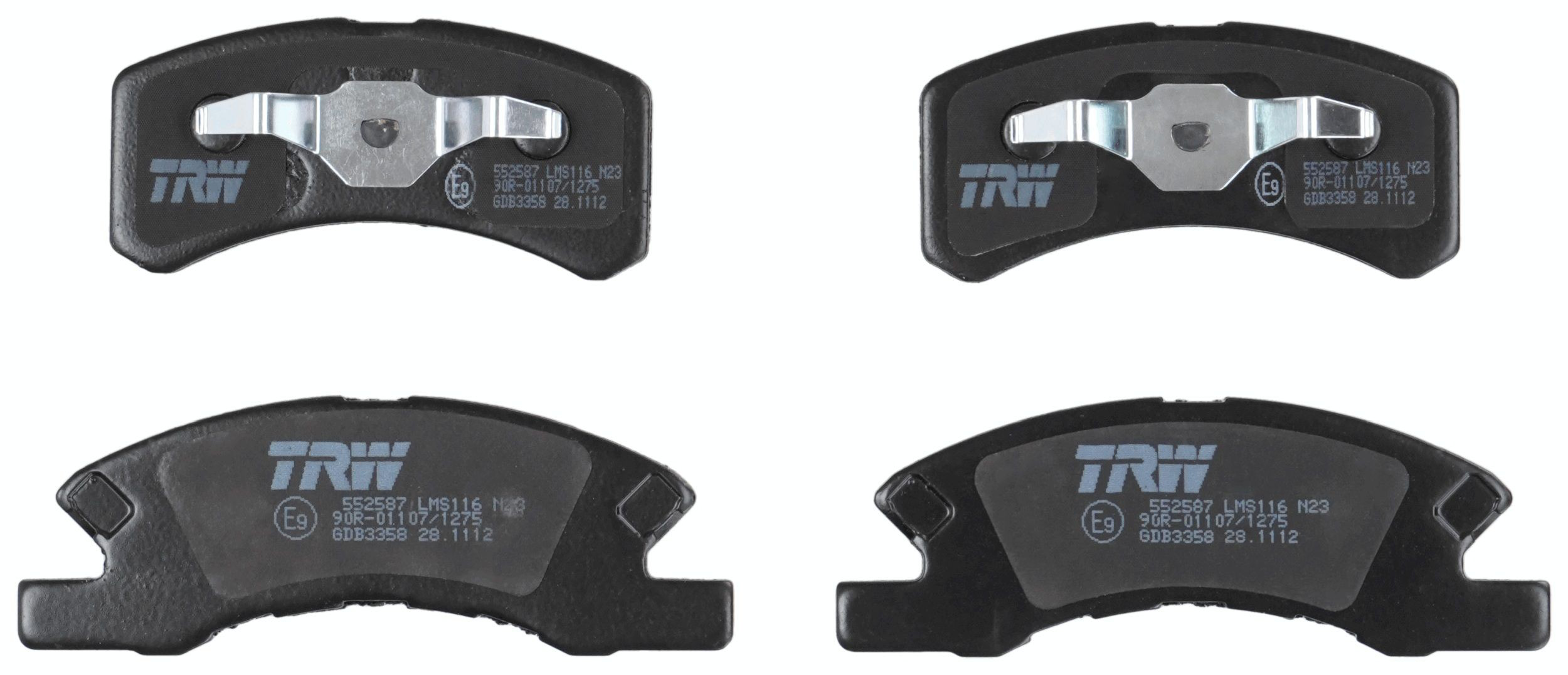 GDB3358 TRW Колодки передние