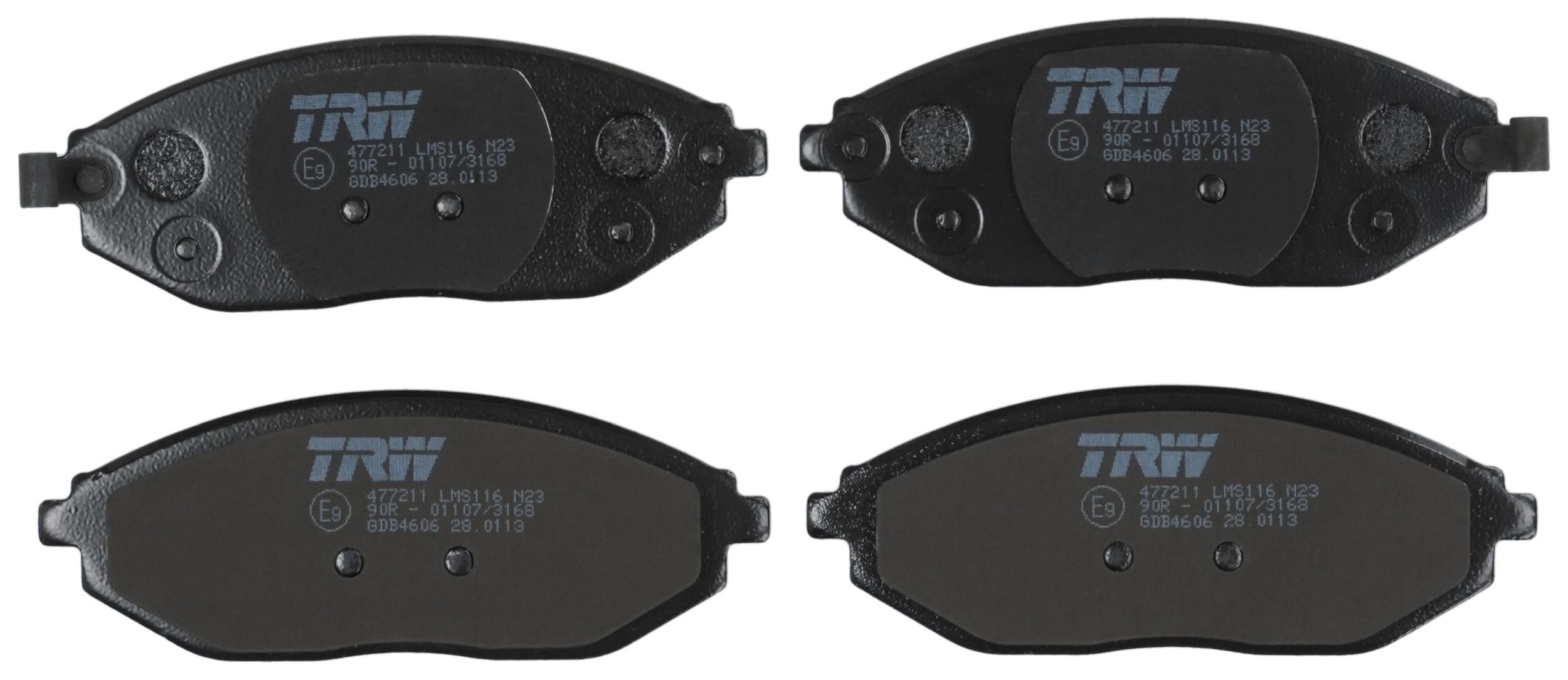 Передние тормозные колодки GDB4606 TRW