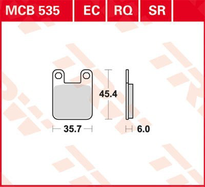  TRW MCB535 цена, от 16.12 USD