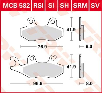  TRW MCB582SV цена, от 35.53 USD