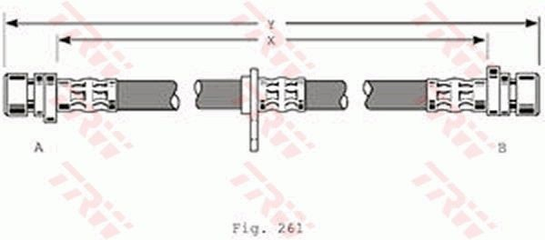 Купить SHB100390 Rover Шланг тормозной задний правый