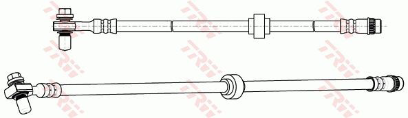 Тормозной шланг задний TRW PHD1074 цена, от 8.19 USD