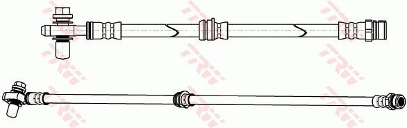 Шланг тормозной передний Volkswagen Tiguan I внедорожник (5N1, 5N2) (2007 - 2018) цена, от 7.60 USD