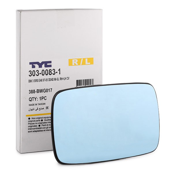 Стекло зеркала заднего вида, правого TYC 30300831 цена, от 9.26 USD