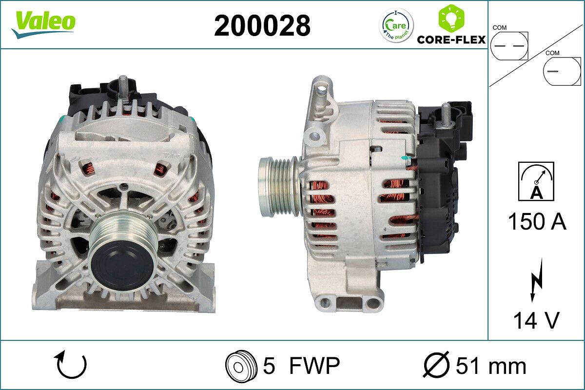 Генератор автомобиля VALEO 200028