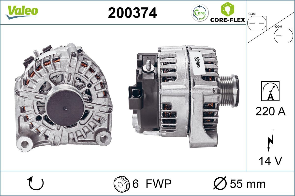 Генератор автомобиля VALEO 200374