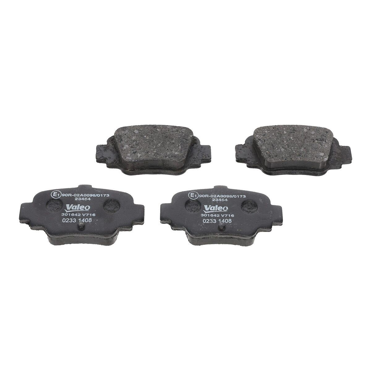 Задние тормозные колодки 301642 VALEO