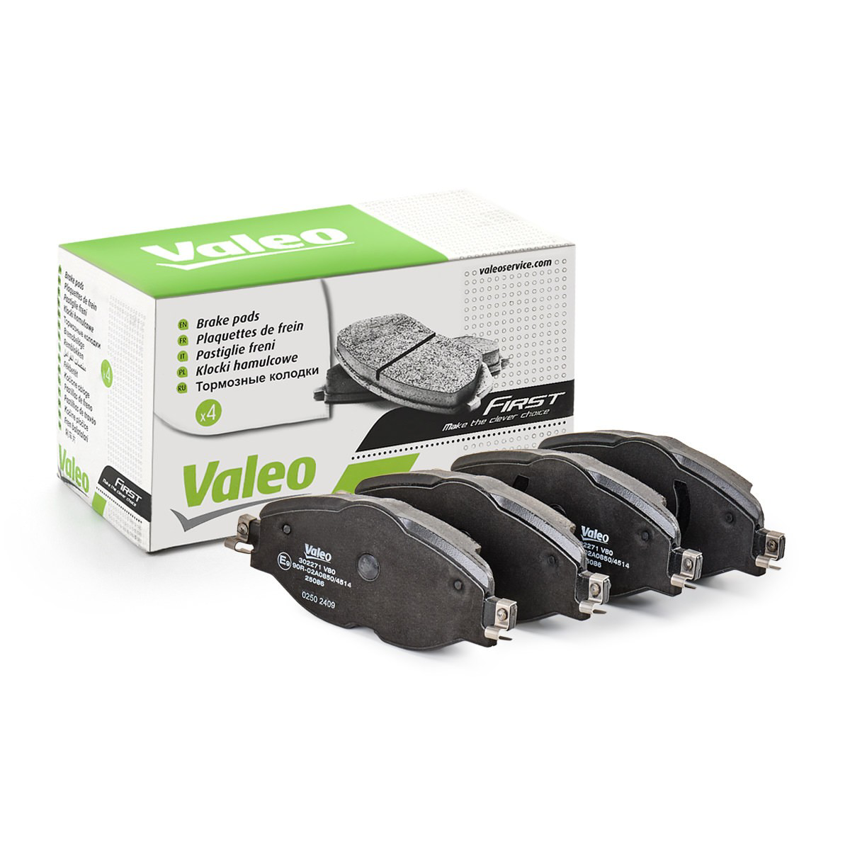 Купить 302271 VALEO Колодки тормозные