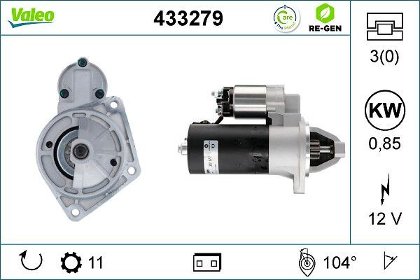 433279 VALEO Стартер автомобиля