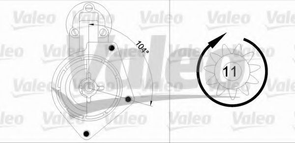 Купить 433279 VALEO Стартер