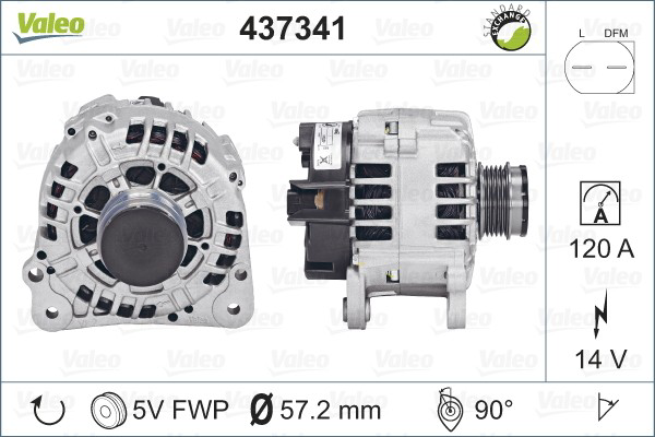 437341 VALEO Генератор автомобильный