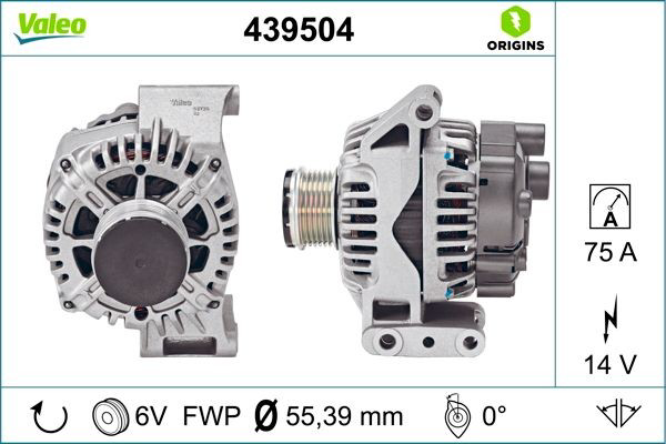 439504 VALEO Генератор автомобильный