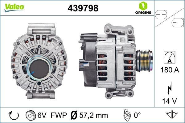 439798 VALEO Генератор автомобильный