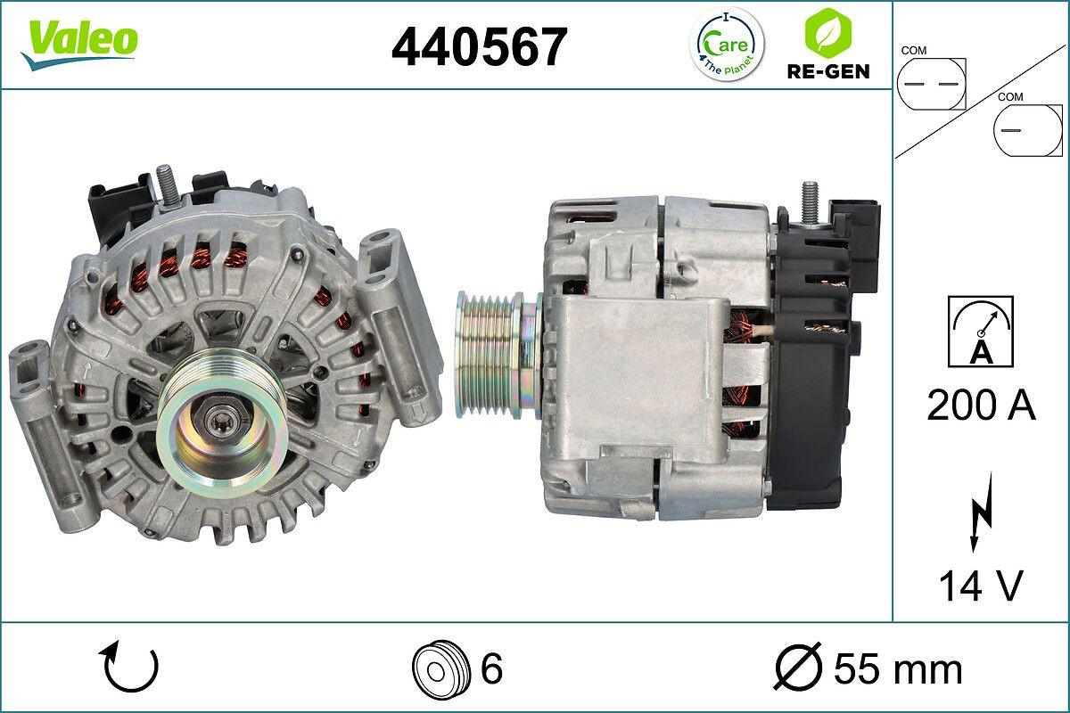 Генератор 440567 VALEO