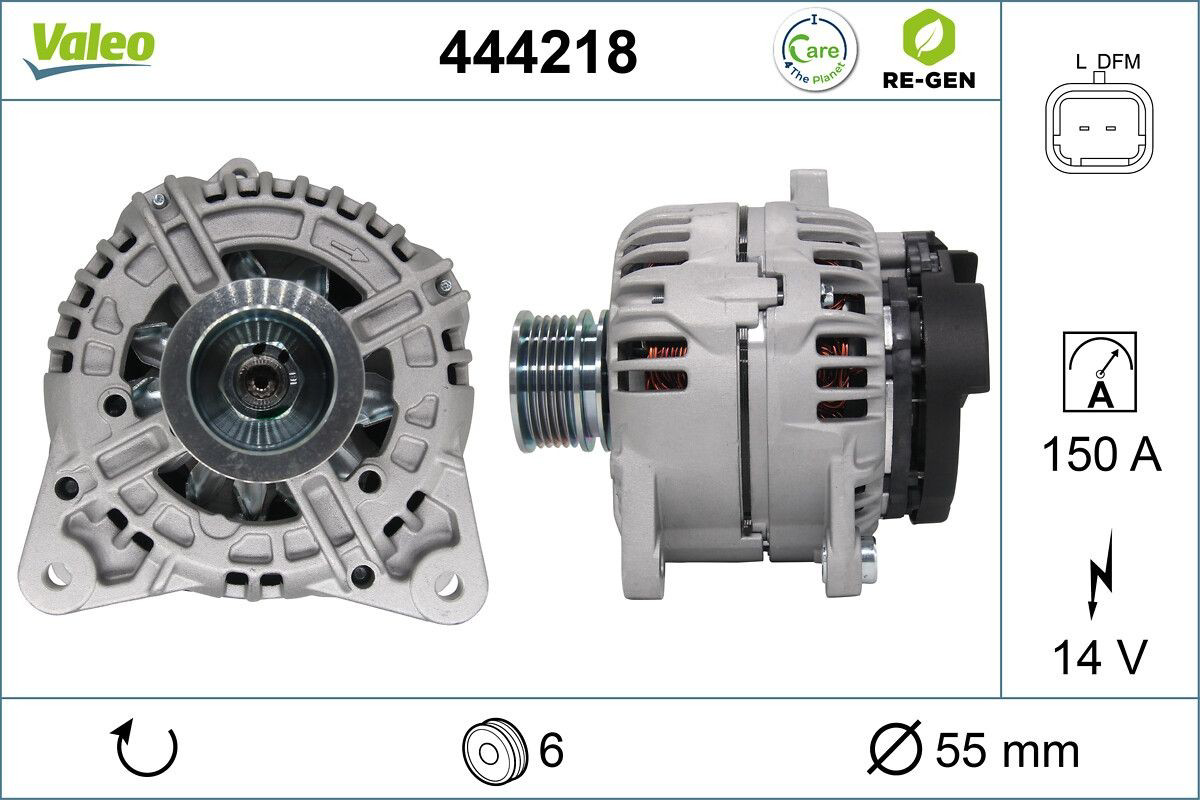 444218 VALEO Генератор автомобильный