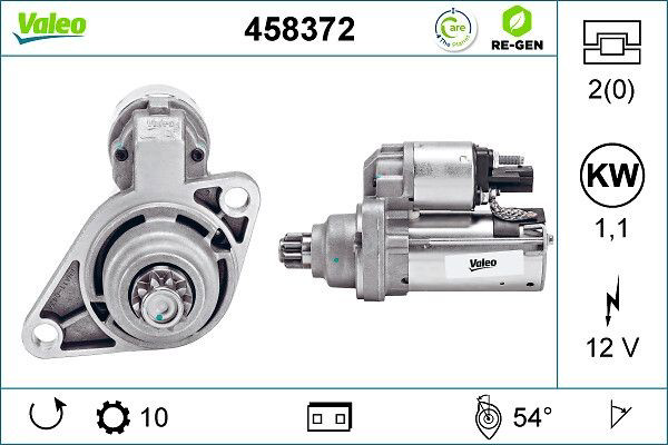 Купить 458372 VALEO Стартер