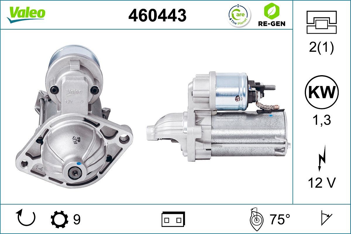 Стартер двигателя VALEO 460443
