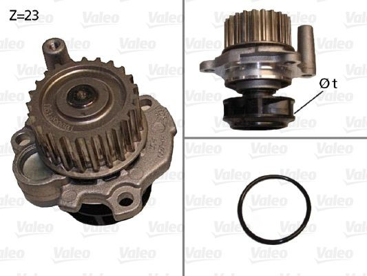506532 VALEO Насос водяной
