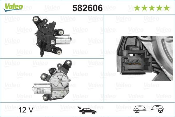 Мотор заднего стеклоочистителя на Renault DUSTER I HS