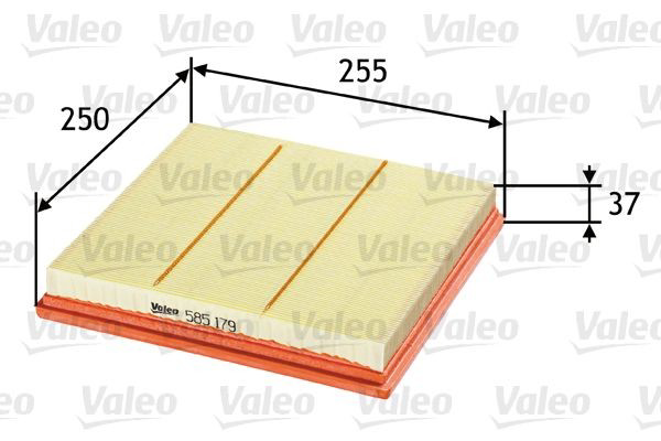 585179 VALEO Воздушный фильтр двигателя