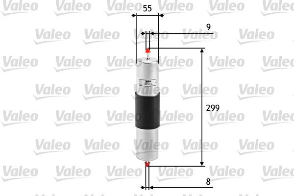 Фильтр тонкой очистки топлива VALEO 587014 цена, от 16.13 USD