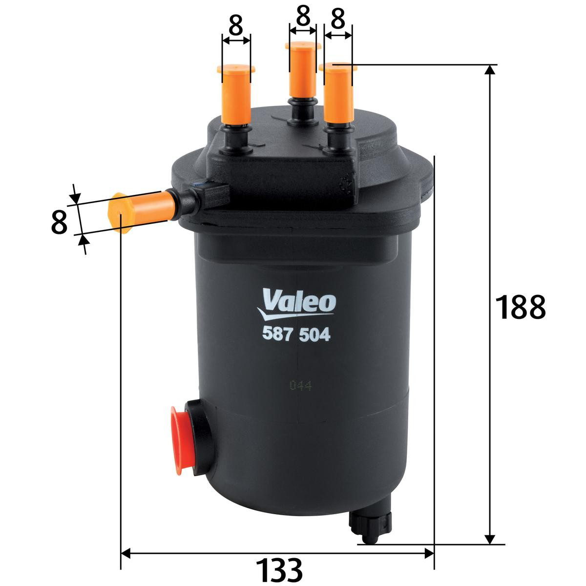 Фильтр тонкой очистки топлива VALEO 587504 цена, от 23.88 USD