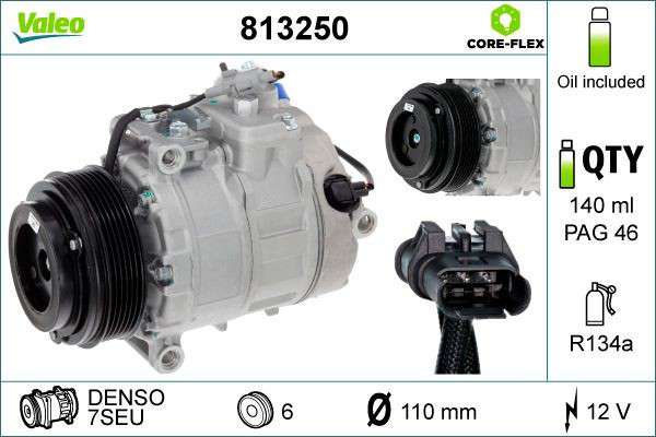 Насос кондиционера VALEO 813250