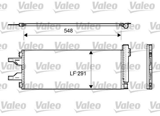 814069 VALEO Конденсатор