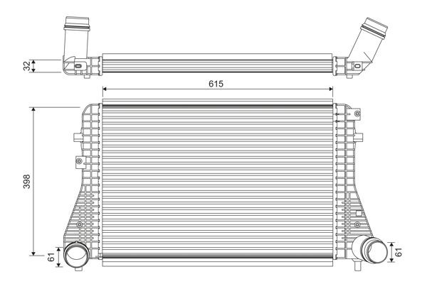  Интеркулер Volkswagen Jetta 5