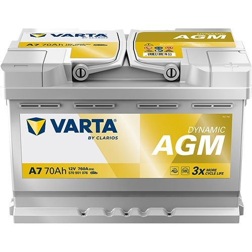 Аккумуляторная батарея (АКБ) VARTA 570901076K262