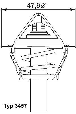 345790D Wahler Авто термостат