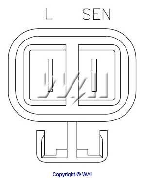 Купить Реле генератора Митсубиси Галант VII E5A, E7A, E8A