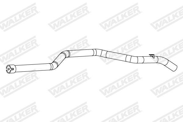 Выхлопная труба на Volkswagen Crafter 30-50 2E, 2EA, 2EB, 2ED, 2EH, 2EX