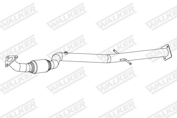10911 Walker Штаны глушителя передние