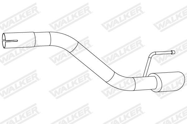 Выхлоп задний Walker 10924 цена, от 35.12 USD