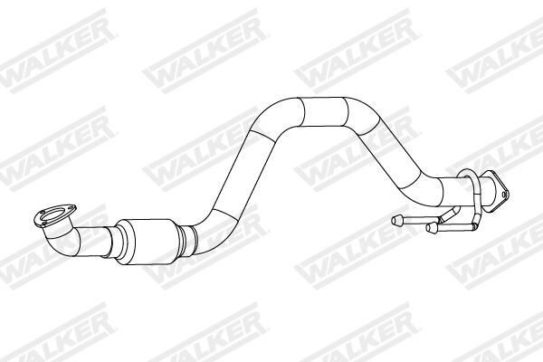 Глушитель, центральная часть Walker 10960 цена, от 66.83 USD