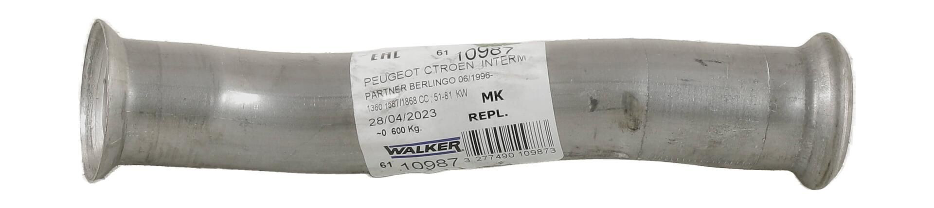 10987 Walker Глушитель центральный