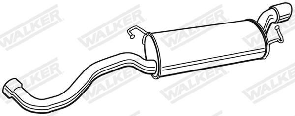 Купить 22720 Walker Глушитель задний