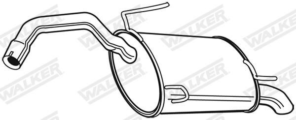 Купить 22841 Walker Глушитель задний