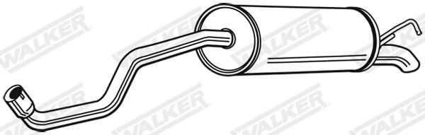 Выхлоп задний Walker 24060 цена, от 62.50 USD