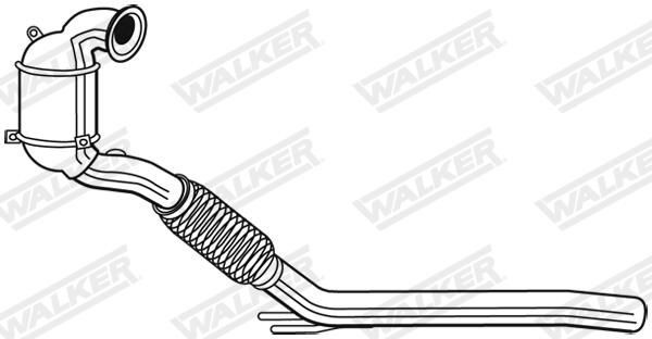 Каталитический нейтрализатор отработавших газов Walker 28569 цена, от 336.39 USD