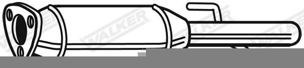 73189 Walker Сажевый фильтр DPF