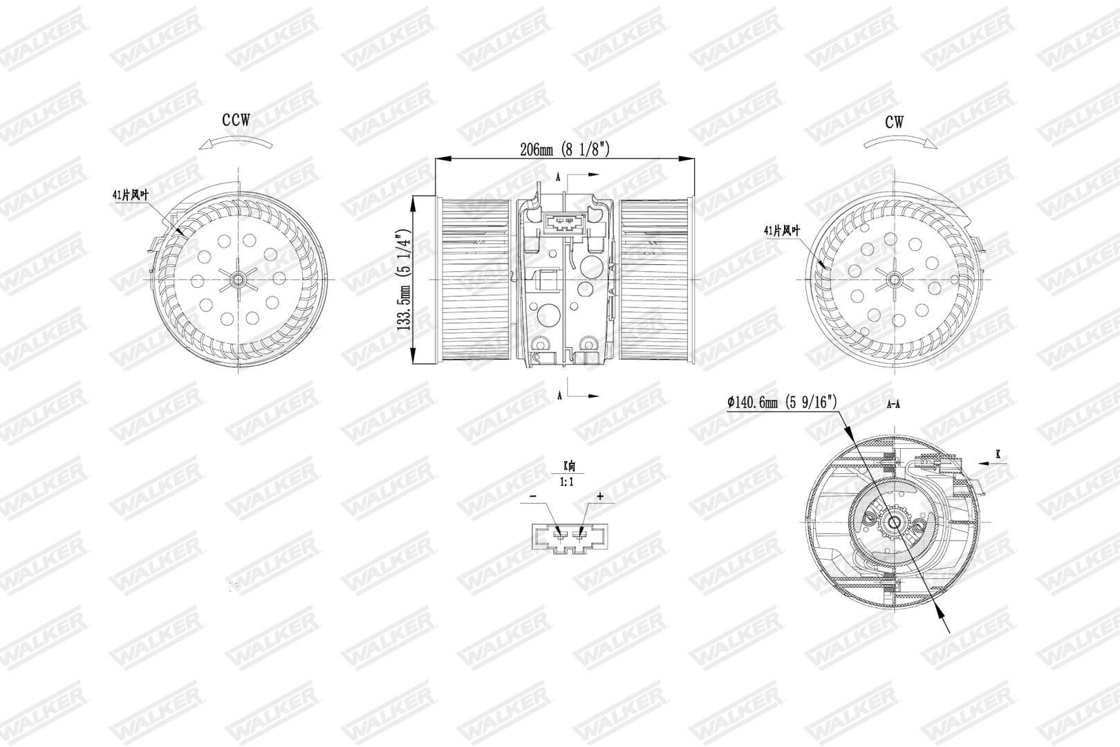 Мотор вентилятора печки (отопителя салона) Nissan/Infiniti 2721000Q0B цена, от 57.86 USD
