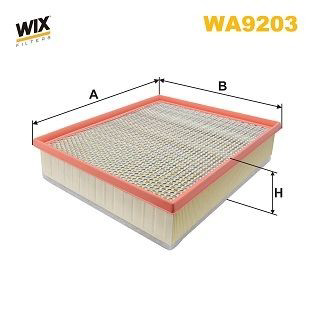 WA9203 WIX Воздушный фильтр двигателя