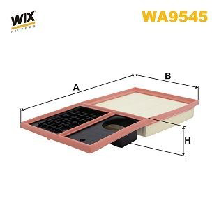 WA9545 WIX Воздушный фильтр двигателя