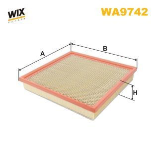 WA9742 WIX Воздушный фильтр двигателя