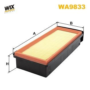 WA9833 WIX Воздушный фильтр двигателя